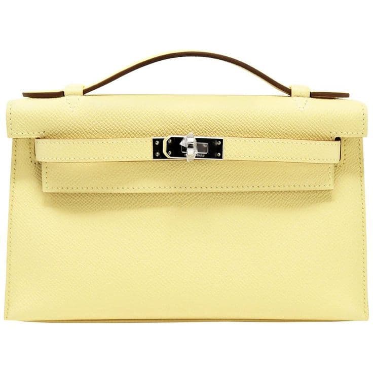 Hermes Kelly Pochette Yellow