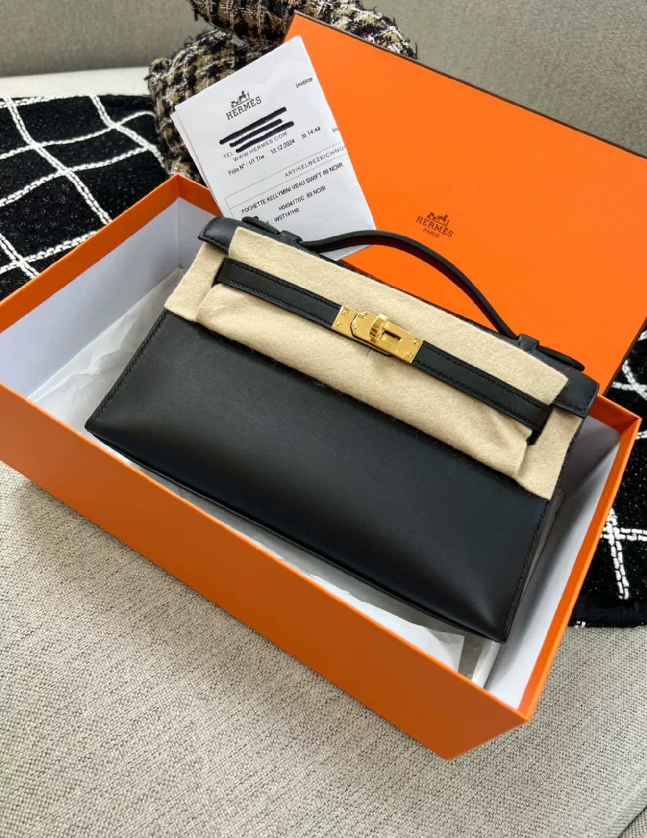 HERMES Kelly Pochette
