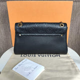 LV Black Monogram Empreinte Leather