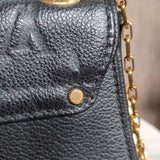 LV Black Monogram Empreinte Leather