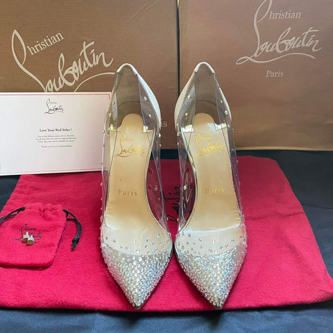 Christian Louboutin Degrastrass PVC 100