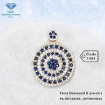 Sapphire Locket No-1464