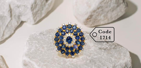 Sapphire Ring No - 1714