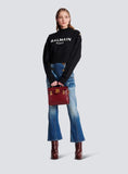 Balmain Cotton-Jersey Cropped Sweatshirt