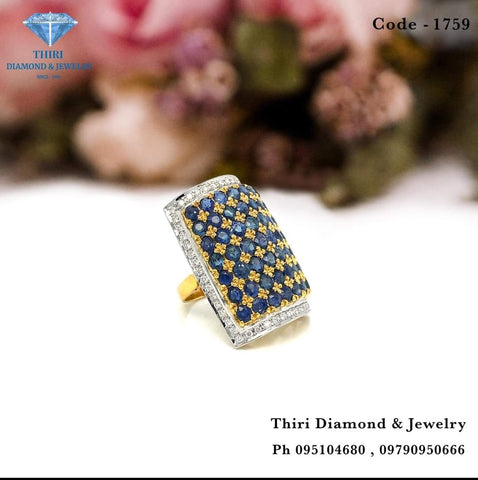 Sapphire Ring No - 1759