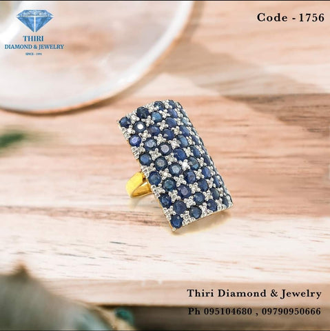 Sapphire Ring No - 1756