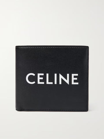 Celine Logo Folded Wallet