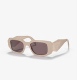 Prada PR 17Ws 49 Purple Brown & Powder Sunglasses